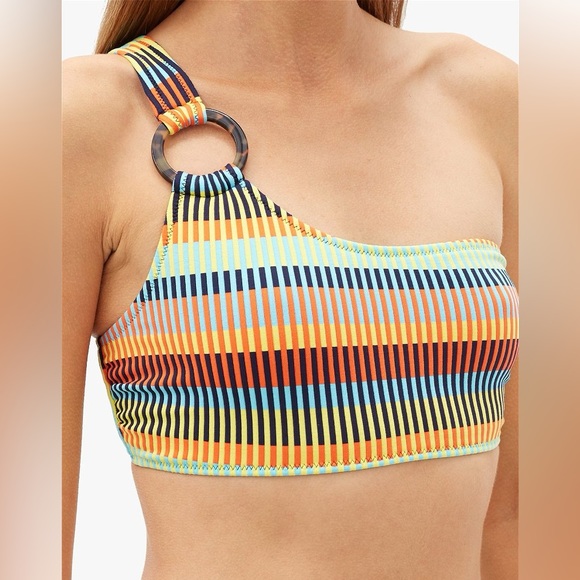Solid & Striped Desi One Shoulder Bikini Top - Picture 2 of 6